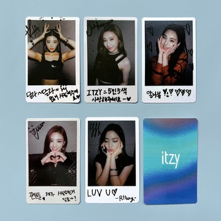 โฟโต้การ์ดโพลารอยด์ ลายศิลปินเกาหลี ITZY ITz