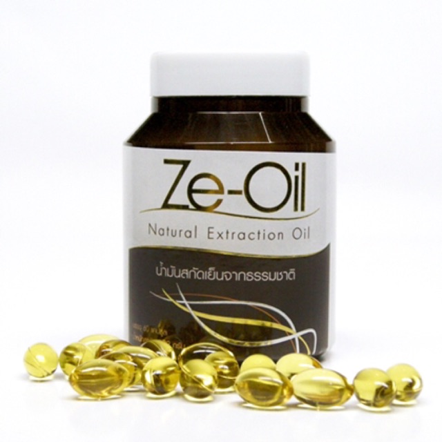 Ze Oil (ซีออยล์) ผลิตภัณฑ์เสริมอาหาร น้ำมันสกัดเย็น 4ชนิด