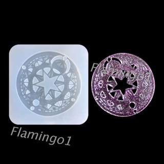 flgo* Magic Circle Silicone Mold Fondant Baking Tool Jewelry Chocolate Cake Decor Mold