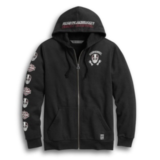 เสื้อฮู๊ดลิขสิทธิ์แท้ HARLEY-DAVIDSON HOODIE SKULL