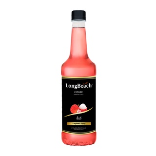 โปรโมชัน! ลองบีช ไซรัป กลิ่นลิ้นจี่ 740 มล. LongBeach Lychee Flavoured Syrup 740 ml