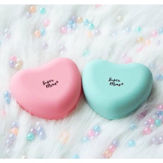 SUPERMOM l SILICONE HEART SHAPE BRUSH CLEANER [ซิลิโคนล้างแปรงรูปหัวใจ]