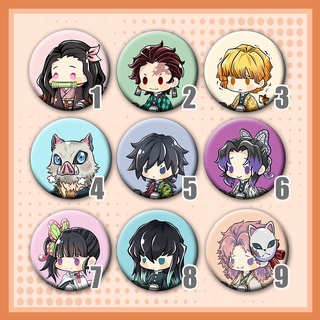 เข็มกลัดดาบพิฆาตอสูร Pin Badge Kimetsu No Yaiba