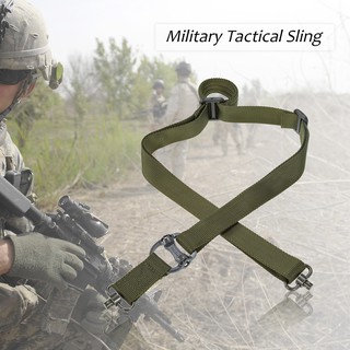 Lixada เข็มขัด Tactical Two Points Outdoor สไตล์ทหาร เพื่อความปลอดภัย