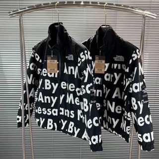 SUPREME X THE NORTH FACE TNF BY ANY MEANS NECESSARY BLACK MOUNTAIN PULLOVER เสื้อคลุมตัวนอก แจ็คเก็คสุพรีม เดอะนอทเฟส