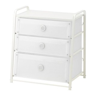 LOTE ตู้ 3 ลิ้นชัก 55*62 ซม. Chest of 3 drawers(ขาว)