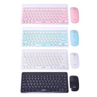 Oker คีย์บอร์ดไร้สาน Wireless Keyboard+Mouse  Destop OKER K885