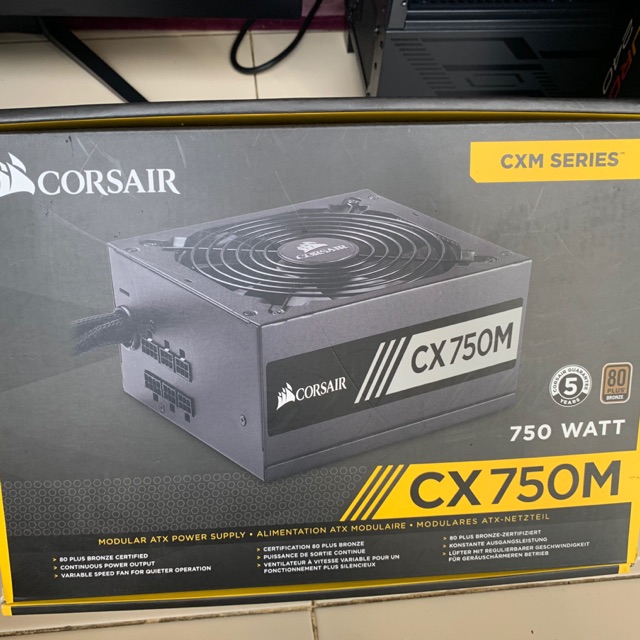 Cosair CX750M ประกันเหลือๆใช้อีกยาว มือสองไม่มีปัญหาใดๆ