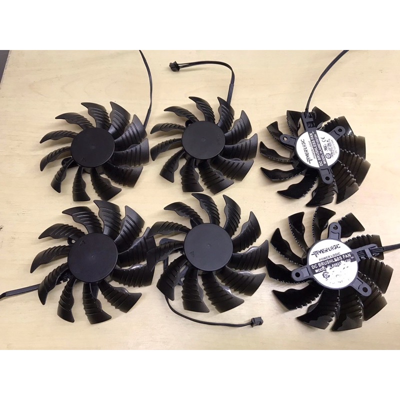 พัดลมการ์ดจอ พัดลม 3พิน 85mm PLA09215S12H 3Pin Cooler Fan Replace For GTX 950 960 R7 360 R9 390 GTX 1060 1050TI
