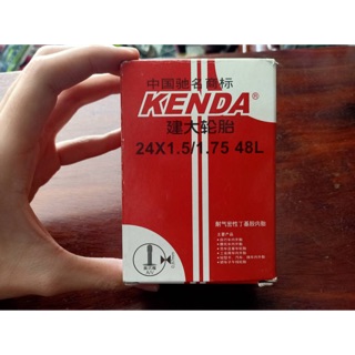 ยางในจักรยานยี่ห้อ Kenda เบอร์24x1.5-1.75 หัวใหญ่ ยาว48mm