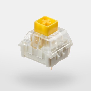 [Linear] KAILH BOX SWITCHES - Box Dark Yellow สวิทช์จังหวะเดียวสีเหลืองเข้ม น้ำหนัก 80g แรงสะใจสำหรับคนมือหนัก ชอบแน่นอน