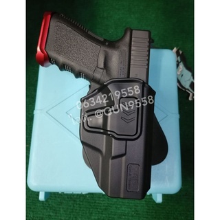 ซองปืนพกนอกโพลิเมอร์ รุ่น Glock19 gen 1-5/ Glock19x/ Glock19 Commando/ Glock19 Marinner ยี่ห้อ Gun&amp;Flower