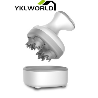 YKLWORLD เครื่องนวดหัว เครื่องนวด 3D ดหนังศีรษะ