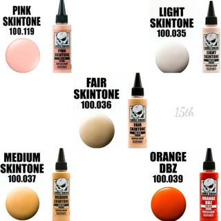 สีสำหรับฟิกเกอร์ สีผิว SKULL COLOR สีพร้อมใช้สำหรับงานแอร์บรัช