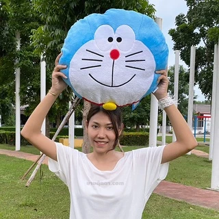 หมอนหน้า Doraemon (ขนาด 20 นิ้ว) ลิขสิทธิ์แท้ / หมอน โดเรม่อน เดอะมูฟวี่ หมอนตุ๊กตา โดเรม่อน Doraemon หมอนใช้ในรถ