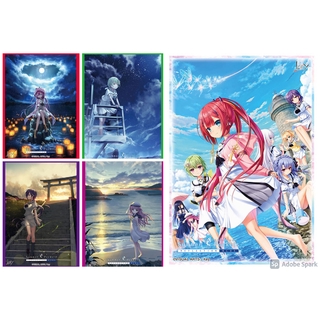 Bushiroad Sleeve Collection HG Summer Pockets REFLECTION BLUE Shiki Kamiyama, Miki Nomura, Shizuku Mizuori, Umi Katou