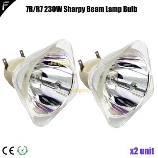 2units P-VIP 230W E20.6 Spot Moving Head Light Lamp Bulb 7r/r7 230watt 7R 230W Replacement Point  Bulb Lamp Source