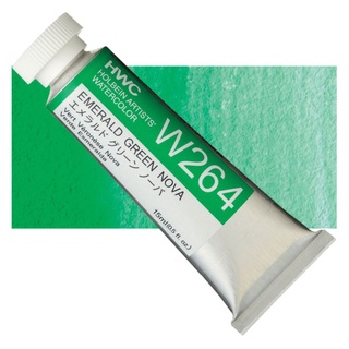 Emerald green nova 5ml/15ml (W064/W264) Series B สีน้ำ โฮลเบน (โฮลุเบน) Holbein Artist Watercolor ホルベイン透明水彩絵具