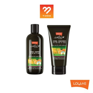 Boombeautyonline | Lolane Nature Code Herbal Shampoo&amp;Conditioner เนเจอร์ โค้ด เฮอร์บัล แชมพูครีมนวด ลดผมล่วง มี 3 สูตร