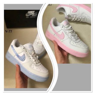 Nike Air Force 1 Low (size36-40)White Pink and White Blue