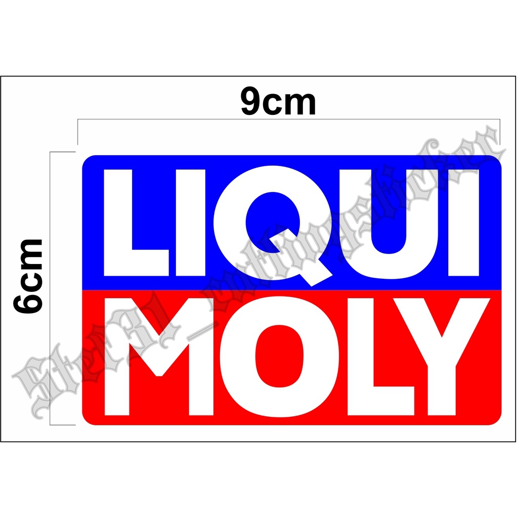 สติ๊กเกอร์ตัดโลโก้ Liqui Moly โลโก้ Liqui Moly