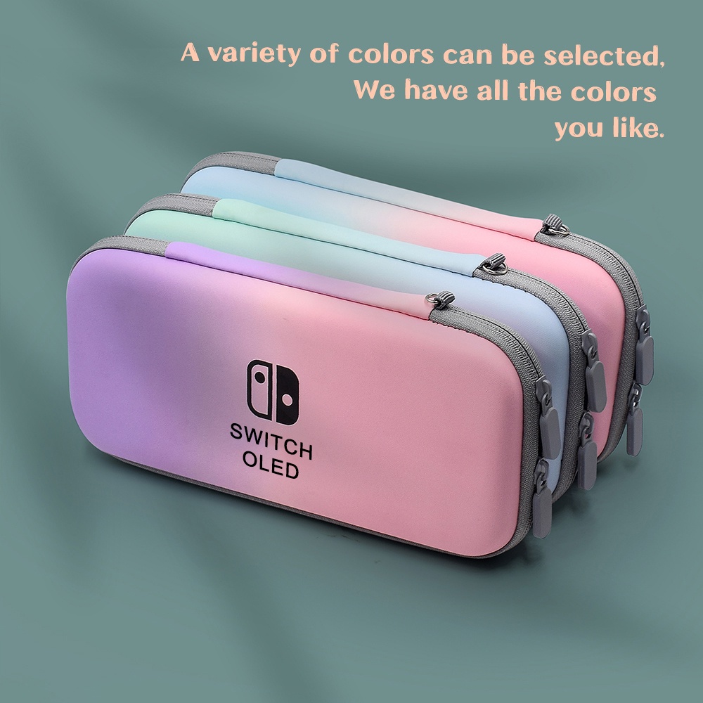 กระเป๋าเคส Pc แข็ง ป้องกันรอยหน้าจอ อุปกรณ์เสริม สําหรับ Nintendo Switch Oled
