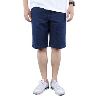 Bovy Jeans Short - กางเกงยีนส์ขาสั้นสีเข้ม รุ่น 11057-04