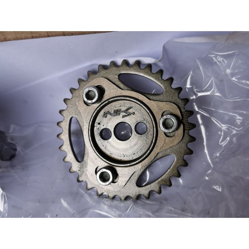 เฟืองบิดแคมแต่งเวฟ125 125r 125i บังลม NK racing​แท้💯✔️✔️สภาพดี