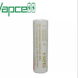 ถ่านชาร์จ vapcell INR18650 H26 2600mAh 25A 1ก้อน ของแท้