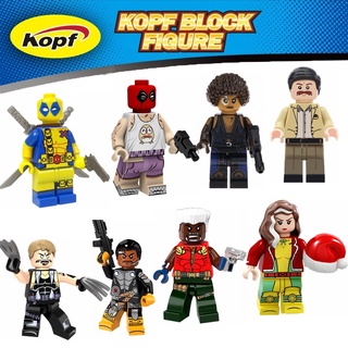 ของเล่นตัวต่อ Dealpool Jean Grey Forge Cyclops Domino ของขวัญวันเกิด สําหรับเด็ก