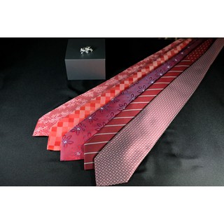 เนคไทผู้ชายสีแดง Men Executive Necktie Red - Bon Tie