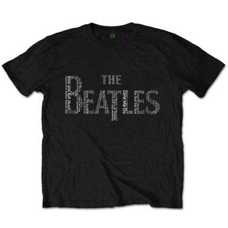 เสื้อยืด ผ้าฝ้าย 100% พิมพ์ลาย The Beatles Drop