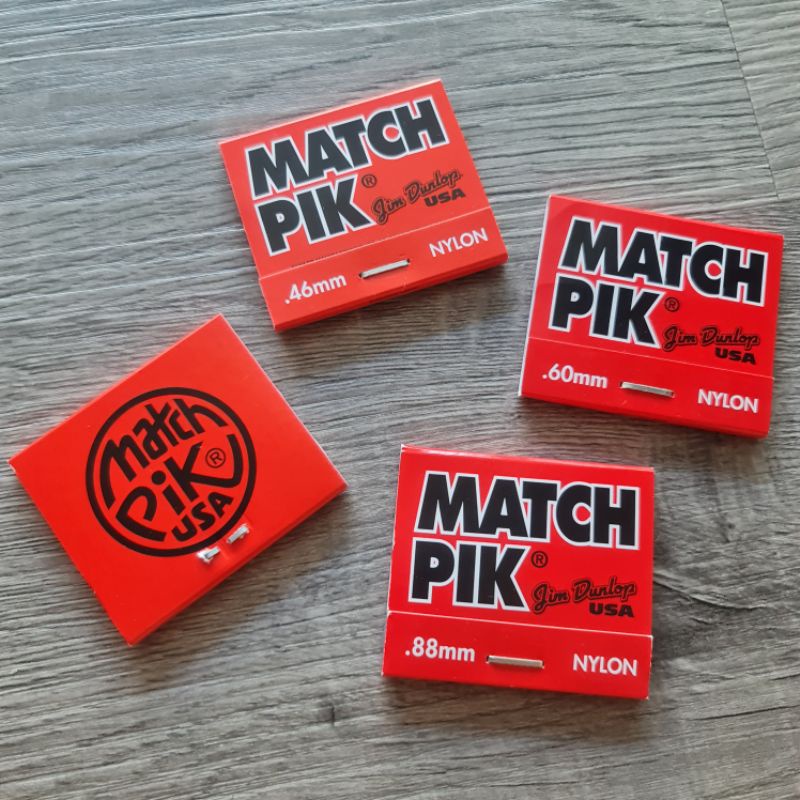 ปิ๊กกีต้าร์ Jim Dunlop รุ่น Match Pik Nylon บรรจุ 6 ชิ้น ปิ๊ก กีต้าร์