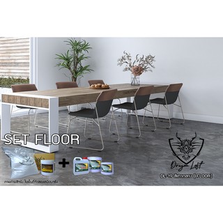 Dragon Loft DL-19 สีเทากลาง SET Floor Guard Coating