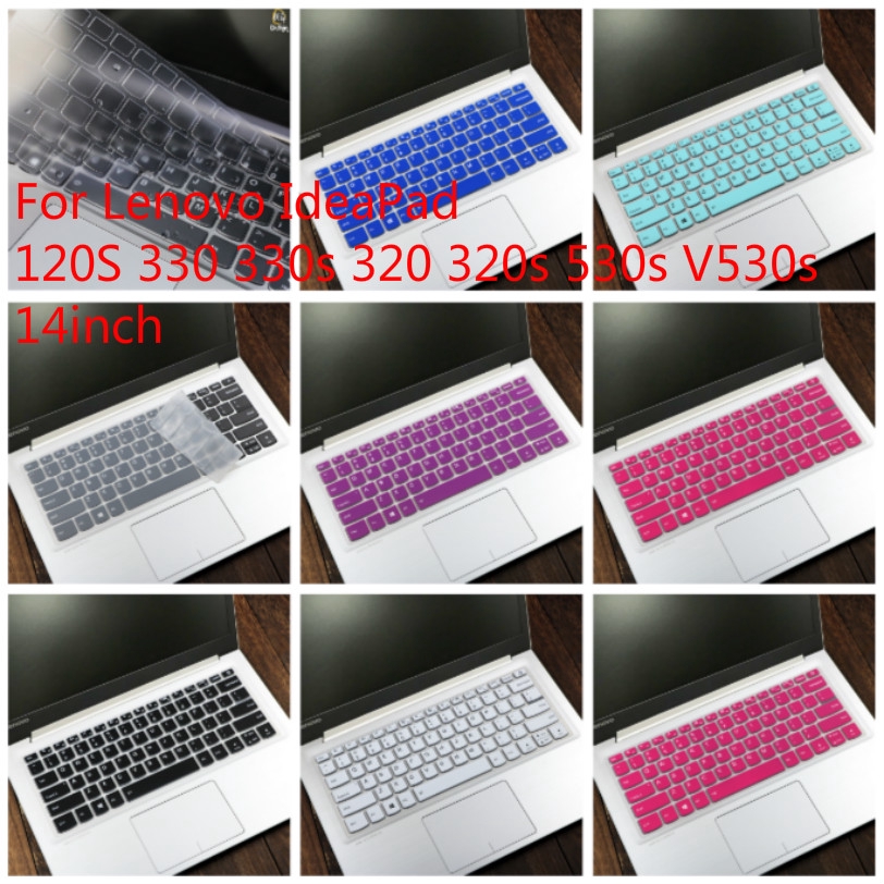 สําหรับ 14 นิ้ว Lenovo IdeaPad 120S 330 330s 320 320s 530s V530s-14ikb โน้ตบุ๊คซิลิโคนแป้นพิมพ์ผิว P
