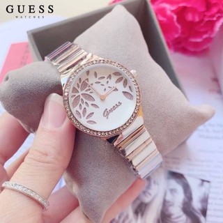 Guess นาฬิกาหรู แถมฟรีกล่องหมอนร้าน ฟรีผ้าเช็ด พร้อมเซ็ทเวลา