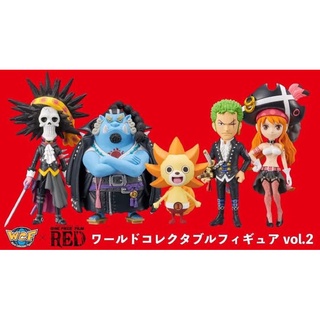 Banpresto WCF One Piece Film Red Vol.2 ชุด5กล่อง (พร้อมส่ง)