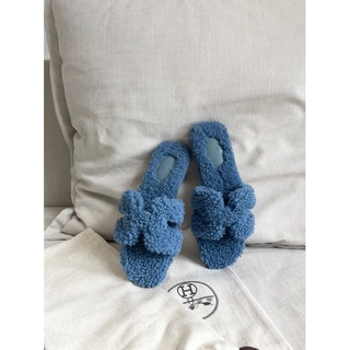 hermes teddy sandals 37.5