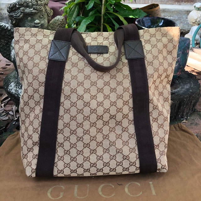 กระเป๋าGucci shopping Bag มือสองของแท้100%