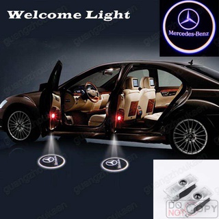 โคมไฟมารยาทของเบนซ์ | Benz Courtesy Lamp | Mercedes Benz Car Door logo Welcome  LED Light Suitable For CLA CLS E Class C117/W117 C218/W218 C205 A207/C207 A205 Model 2013-2020 Year