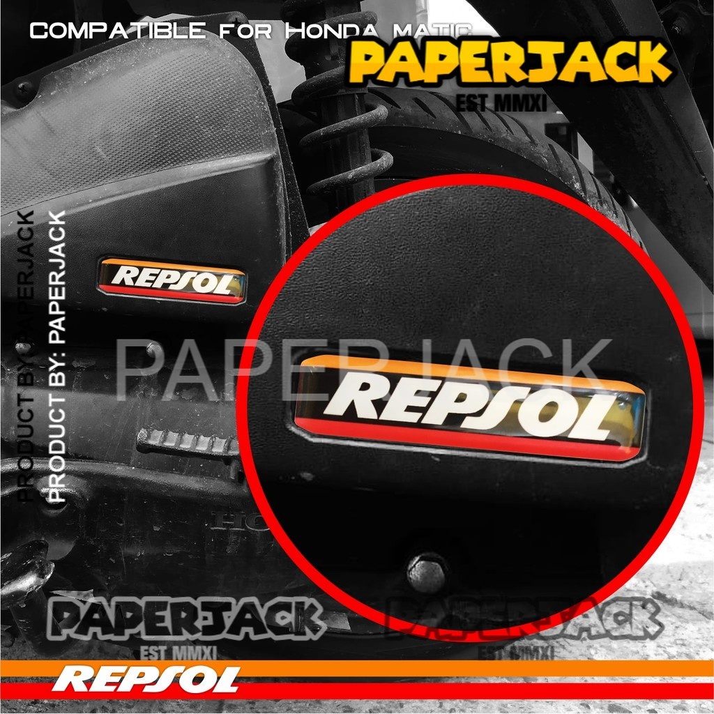 Repsol Sticker ESP นูนสติกเกอร์ทดแทนแบบยืดหยุ่น ESP สติ๊กเกอร์ HONDA สติ๊กเกอร์มอเตอร์ไซค์คุณภาพ