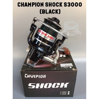 รอกสปินนิ่ง CHAMPION SHOCK S3000 (มี 2 สี BLACK/BLUE)