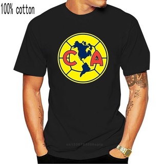 เสื้อผ้าผชเสื้อยืดผ้าฝ้าย พิมพ์ลาย Club America sS-5XL