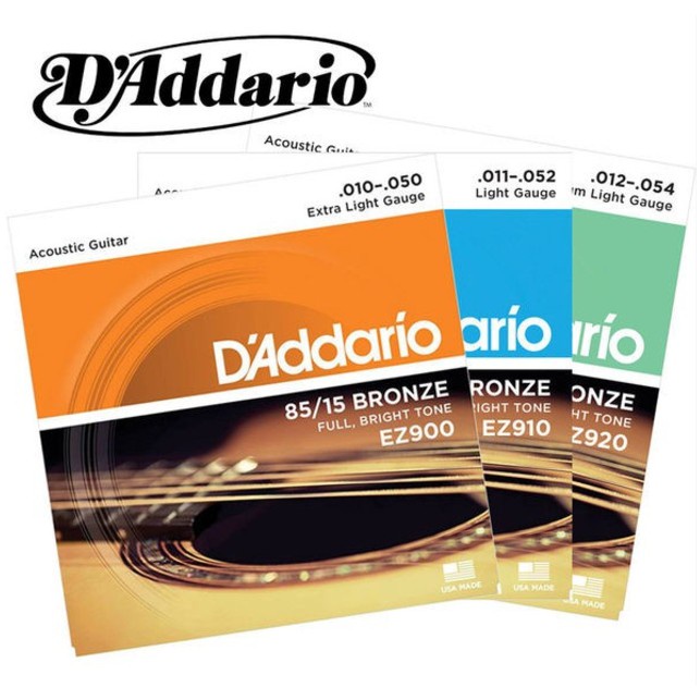 Daddario EZ890/EZ900/ EZ910/ EZ920 กีต้าร์โปร่ง สายกีตาร์พื้นบ้าน