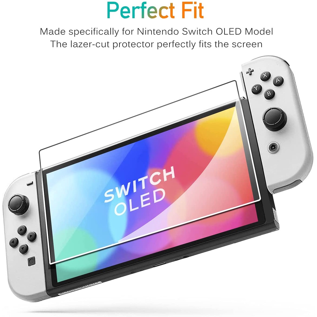 (2 ชิ้น) ฟิล์ม กระจก Unipha สำหรับ Nintendo Switch / Switch OLED / Switch Lite