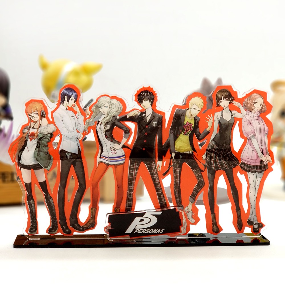 Persona5 Persona 5 P5 ตัวละครกลุ่มรูปขาตั้งอะคริลิค