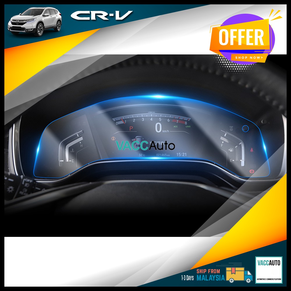 Honda CR-V RW TPU เมตรป้องกันหน้าจอฟิล์มสําหรับ CRV 2017 - 2023 5th G5 รถอุปกรณ์เสริม Vac อัตโนมัติ