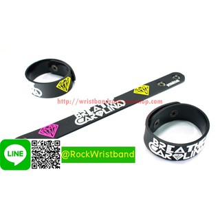 BREATHE CAROLINA ขายริสแบนด์  BCA309NB Wristband สายรัดข้อมือวงร็อค