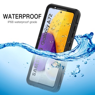 IP68 Real Waterproof Case For Samsung Galaxy S22+ S22 Ultra S20 S21 FE Note 8 9 20 10 Plus S10 5G S9 S10E A51 Swim Casing Underwater Diving Outdoor Sports Dropproof Full Protection Cover