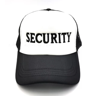หมวก รปภ หมวกแก๊ปตาข่าย SECURITY